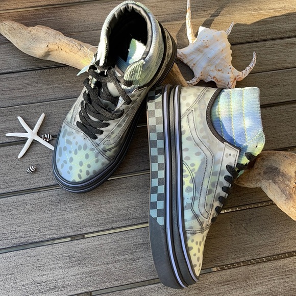 🌴🔆VANS- HI TOPS TIE DIE CHEETAH UTRA CUSH🔆🌴 - Picture 2 of 15